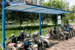 电动车阳光板充电棚