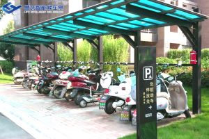电瓶车简略单纯充电棚